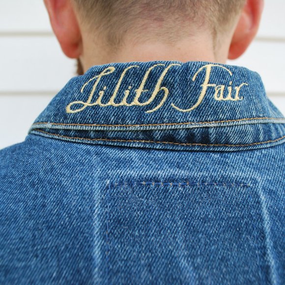 Vintage Lilith Fair 1997 Concert Levi's Denim Jack - Picture 6 of 8